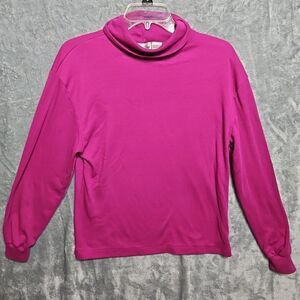 Colter Bay Women's Sz XL pink turtleneck long sleeve poly cotton Singapore